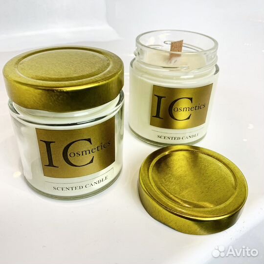 Соевая свеча натуральная