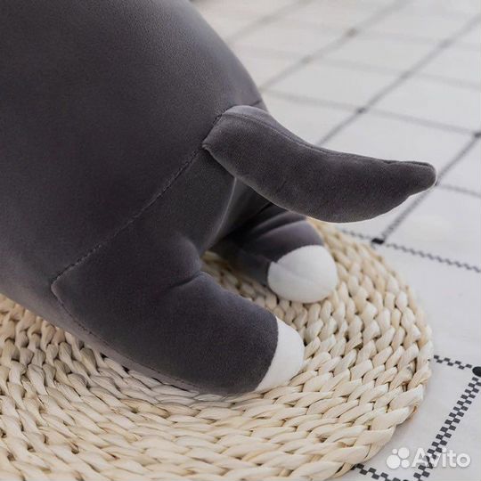 Мягкая игрушка-подушка антистресс Хаски батон