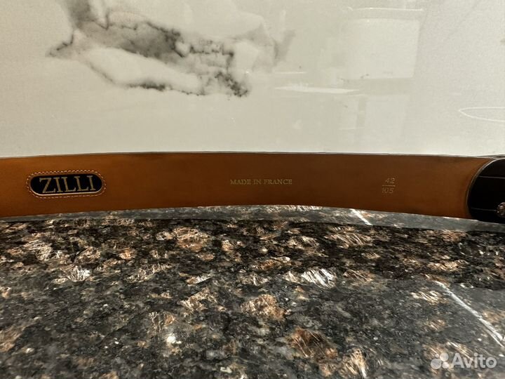 Ремень мужской zilli крокодил оригинал