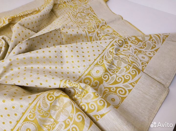 Скатерть льняная СССР новая