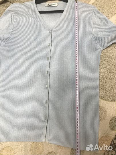 Кардиганы кофта на пуговицах лапша р 48/52 единый