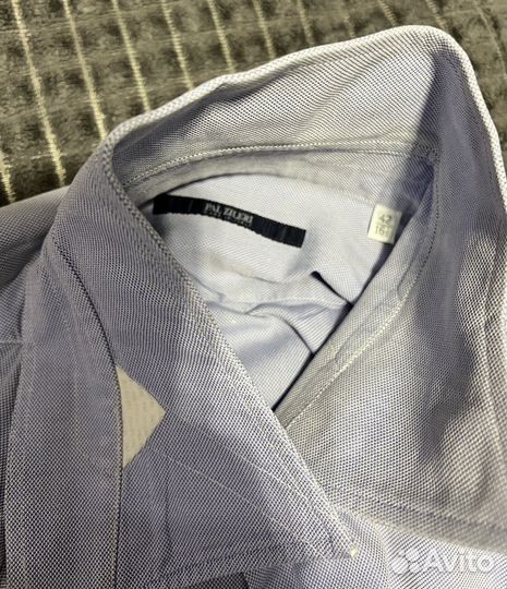 Рубашка мужская размер 50 голубая Pal Zileri