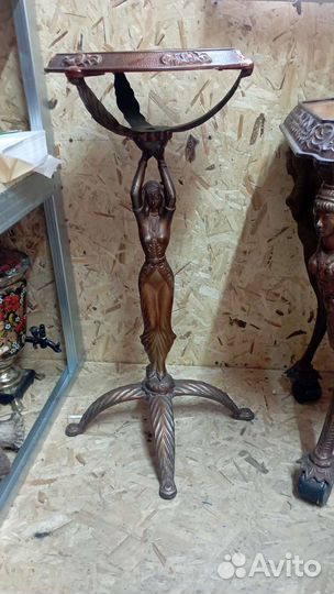Резная мебель СССР. Стол торшер лампа подсвечники
