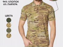Тактическая футболка поло мультикам 44-60р