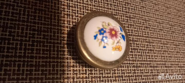 Латунная ручка антикварная