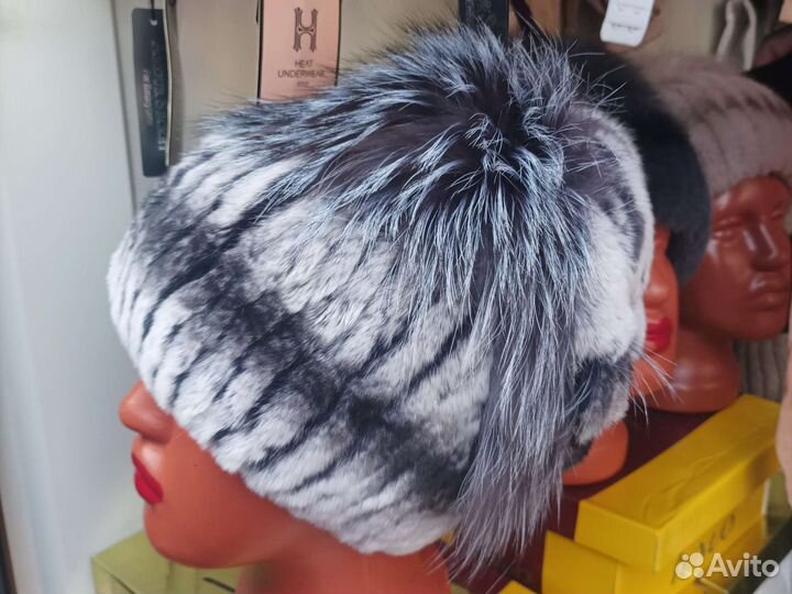 Шапка из шиншиллы, идёт всем