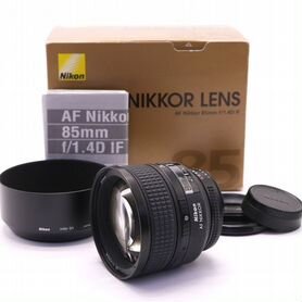 Nikon 85mm f/1.4D IF AF Nikkor в упаковке