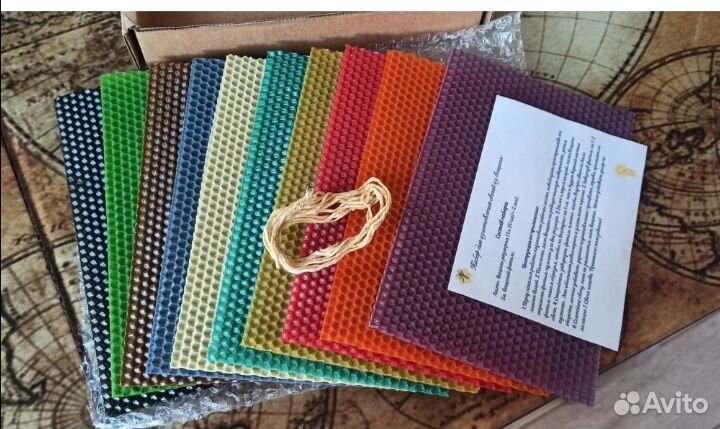 Набор создания свечей из вощины