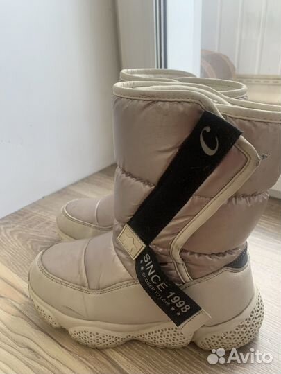 Туфли для девочки, сапоги зимние дутыши