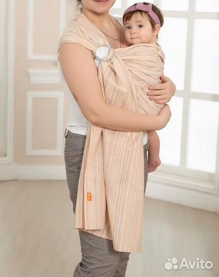 Слинг для новорожденного с кольцом