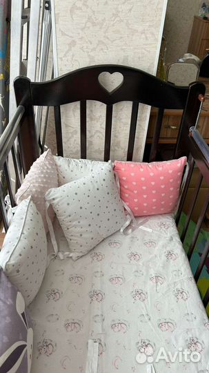 Детская кроватка с пеленальным комодом