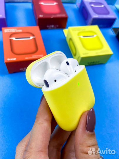 Чехол для AirPods (тонкие) 20 цветов