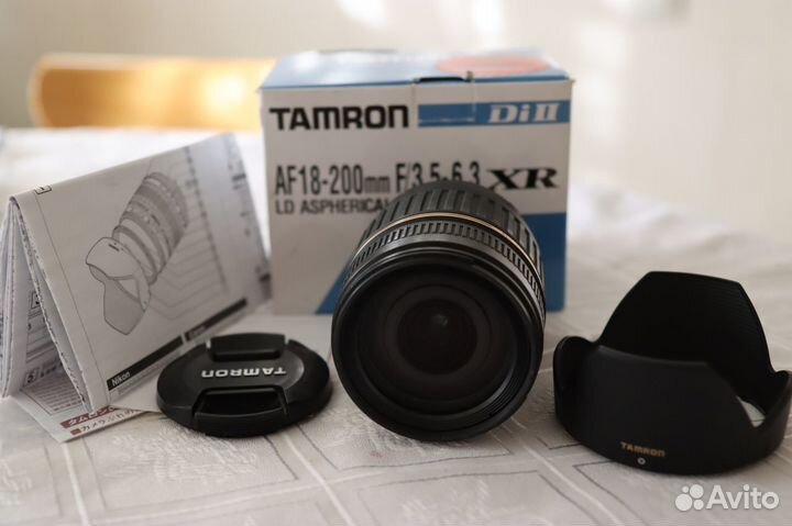 Объектив Tamron AF 18-200 mm for Canon