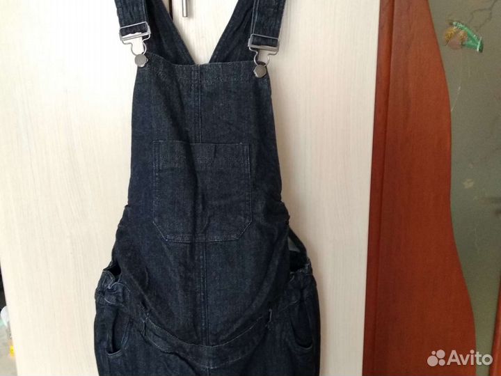 Джинсовый комбинезон для беременных