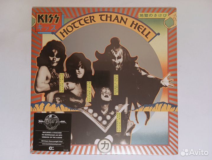 LP Kiss - Hotter Than Hell EU 1974 (2014) новый