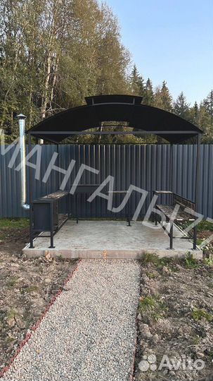 Мангал в стиле лофт