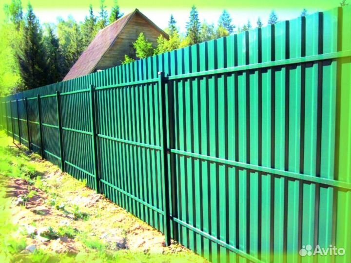 Забор из профлиста