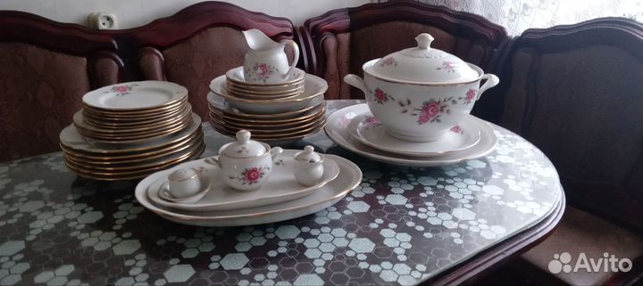 Сервиз столовый СССР на 6 персон с супницей