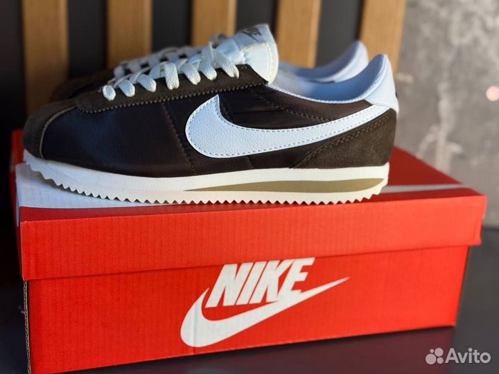 Кроссовки nike cortez brown оригинал