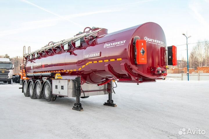Полуприцеп химическая цистерна УралСпецТранс ППЦ 32К-42ЛЛ-4, 2023