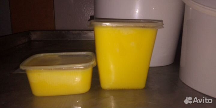 Домашняя сметана, сливочное масло, топлёное масло