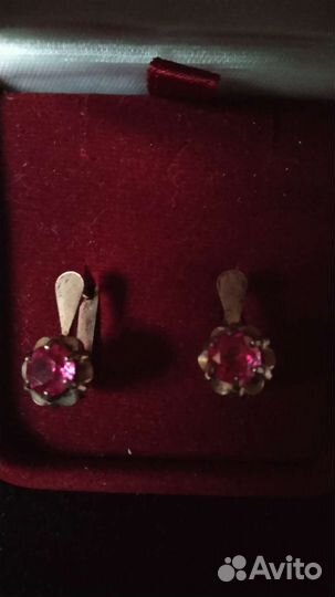 Серьги серебро 925 пр СССР
