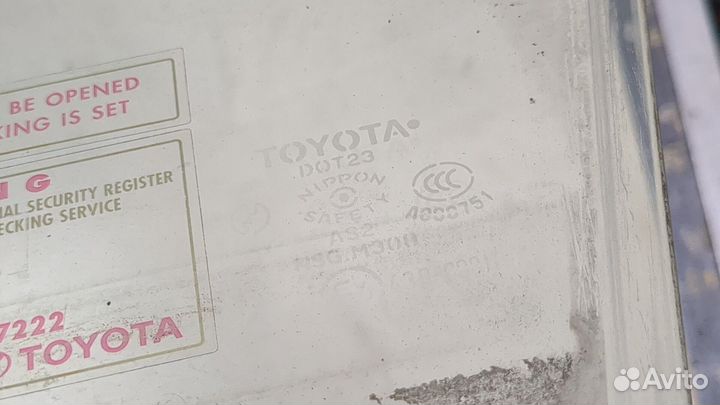 Стекло боковой двери Toyota Corolla E12, 2004