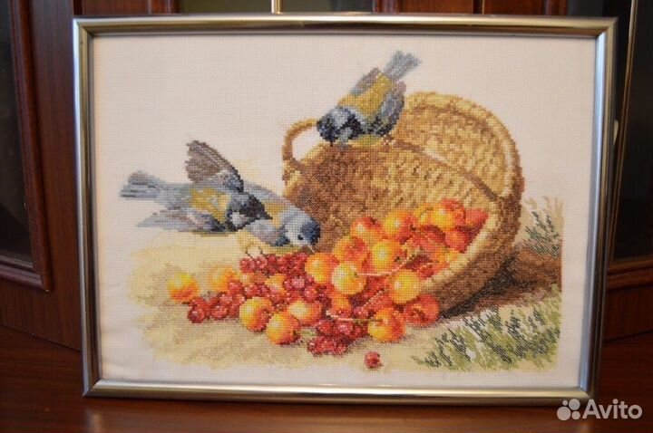 Вышивка крестом остатки наборов. Птички