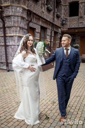 Свадебное платье для беременной девушки