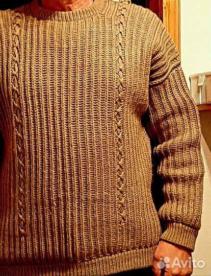 Свитер шерстяной мужской 52 54