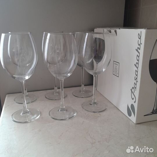 Бокалы фужеры рюмки