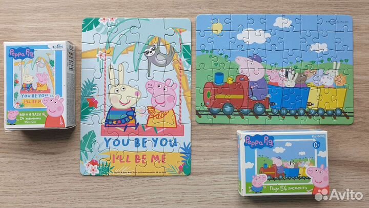 Пазлы Свинка Пеппа 8шт