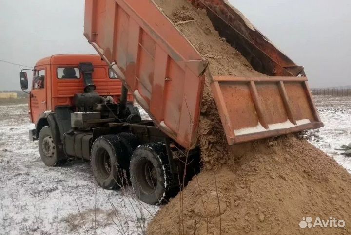 Доставка щебень песок грунт