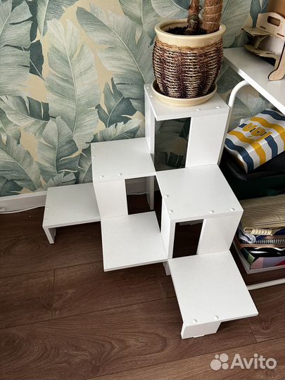 Подставка для цветов напольная деревянная