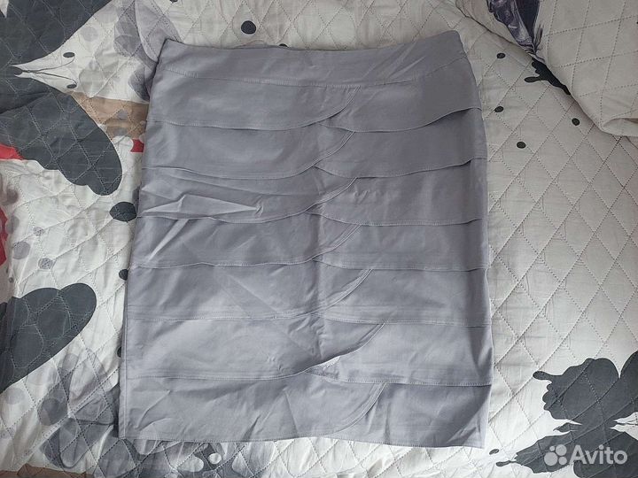 Юбка карандаш 56р серая