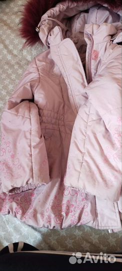 Зимний костюм для девочки 98