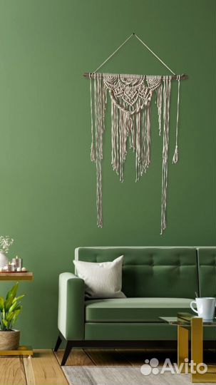 Настенное панно в технике макраме