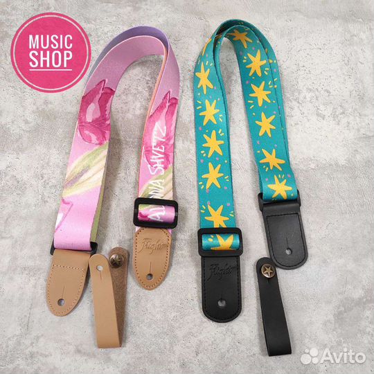Ремень для укулеле Flight Алёна Швец и Даша Кирпич