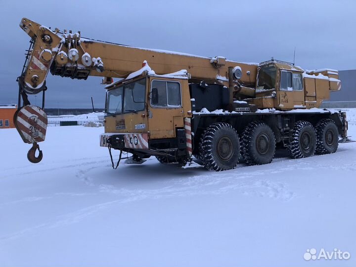 Аренда и услуги автокрана-вездехода, 25 т, 21 м, с гуськом 8 м