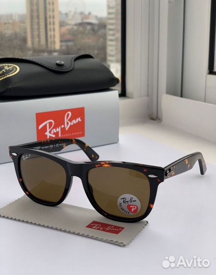 Очки ray ban wayfarer поляризационные Polaroid