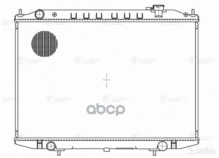 Радиатор охл. для а/м Nissan NP300 (08) /Pick U