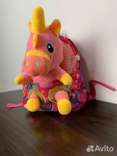 Рюкзак с игрушкой Пикачу, Единорог