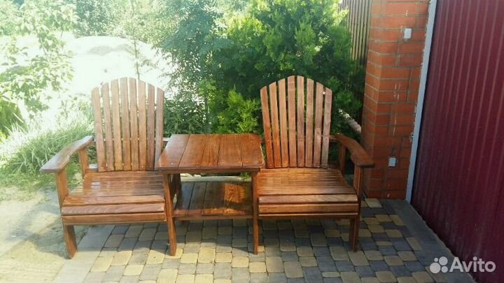 Кресла садовые со столиком