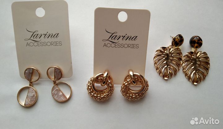 Серьги Zarina новые