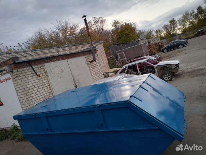 Бункер 8м3 с крышкой
