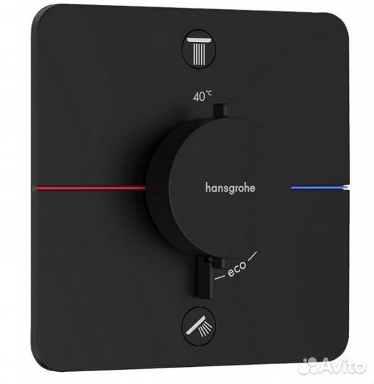 Смеситель душ хром Hansgrohe Comfort Q черный