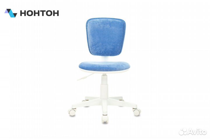 Кресло детское Бюрократ CH-W204NX голубое