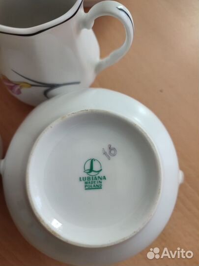 Винтажный кофейный сервиз Польша