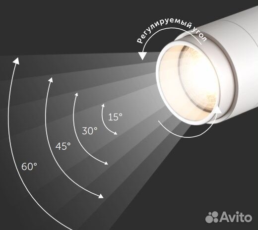 Трековый светильник 10W