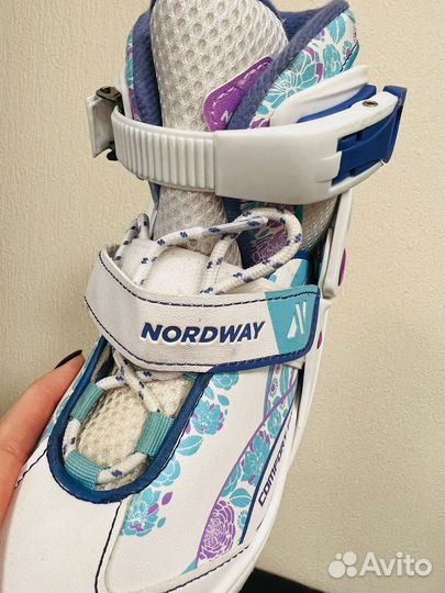 Коньки детские раздвижные 31 36 Nordway
